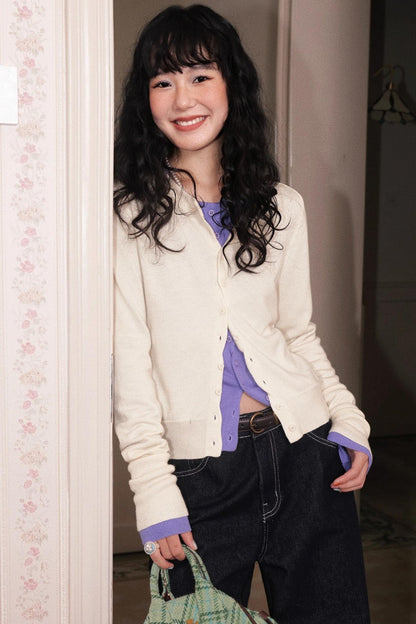 Autumn Style Slim Knit Cardigan