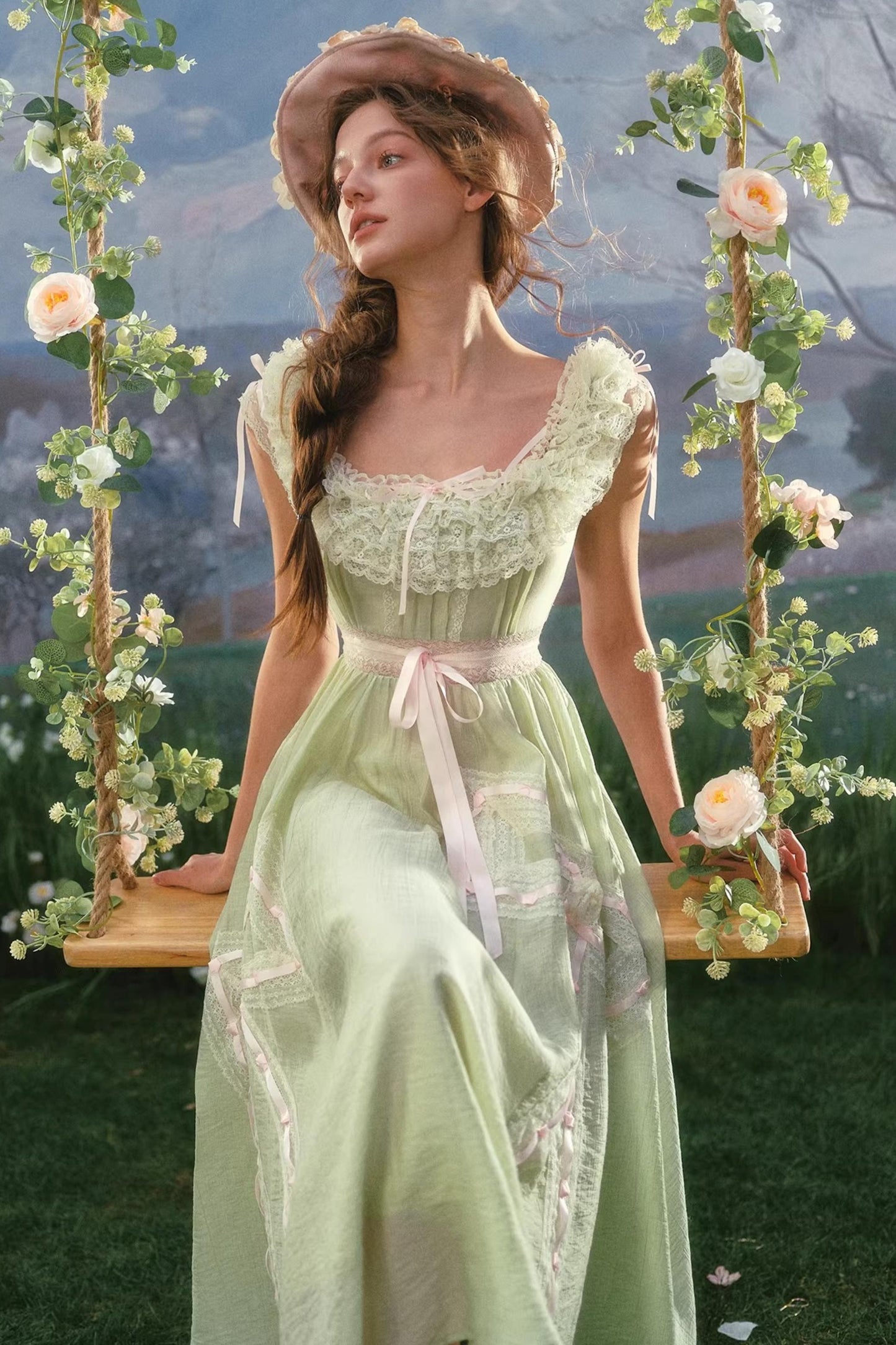 Lacemade Green Fairy Dress