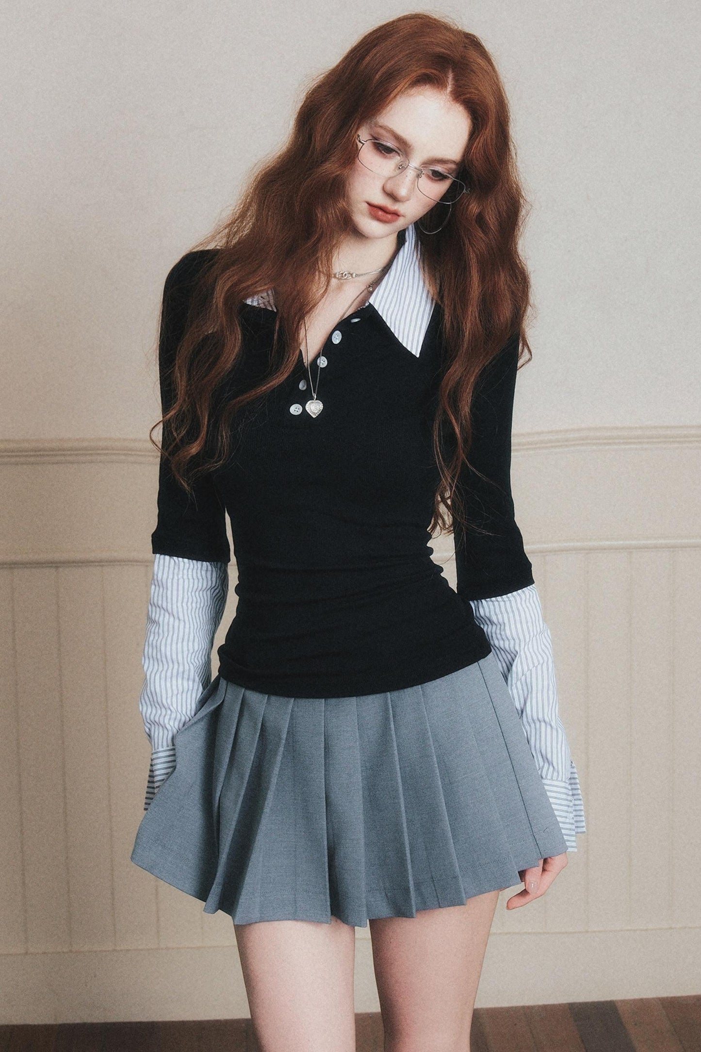 High-Intelligence Patchwork Knitted Sweater