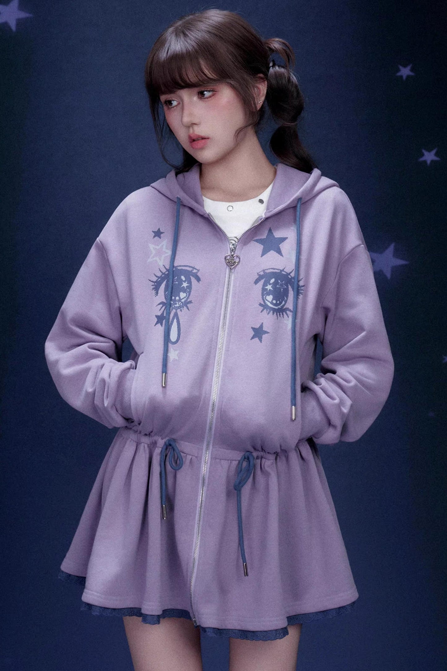 Purple Unicorn Eye Dress