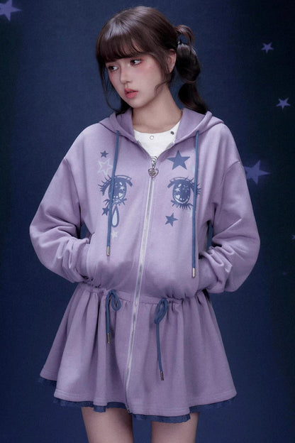 Purple Unicorn Eye Dress