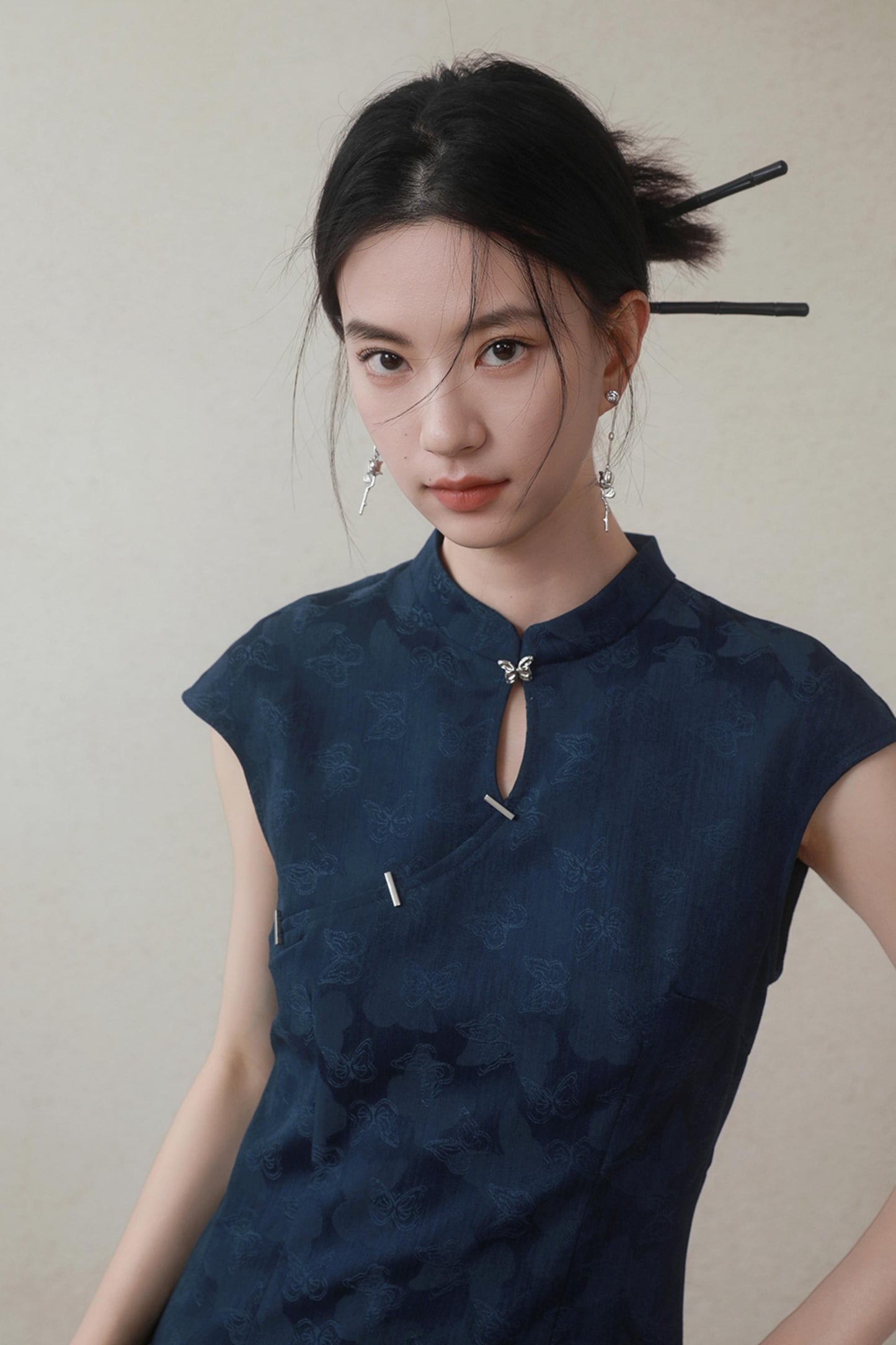 Summer Navy Denim Dress