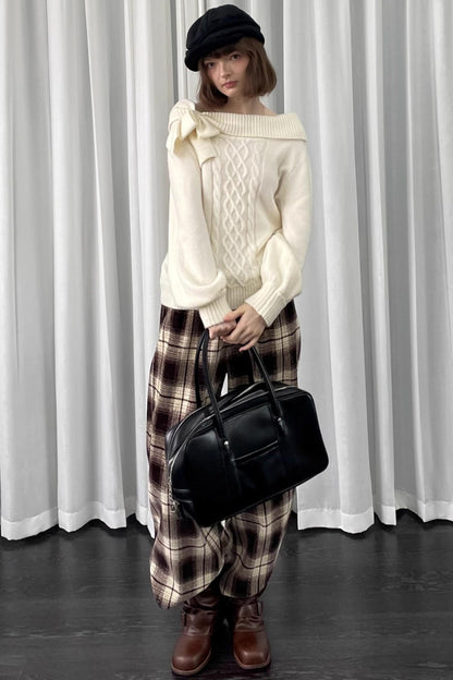 Versatile Lazy Sense Cable Sweater