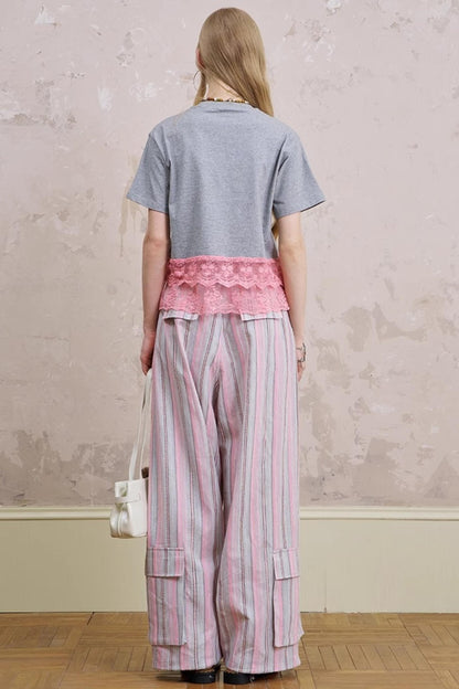 Summer Bow-Detail Running Tee