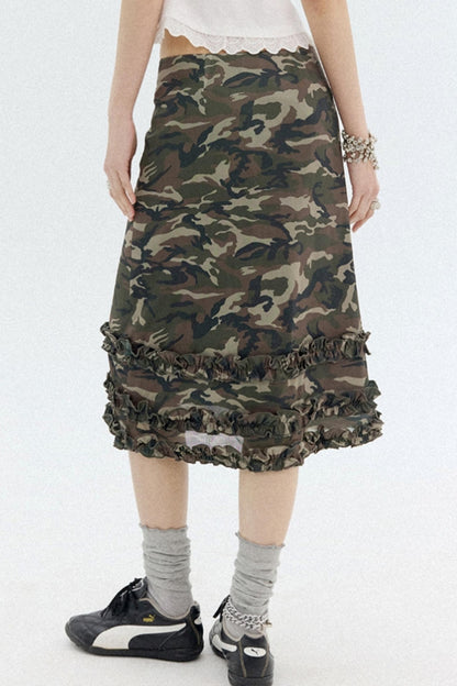 Green A-Line Skirt