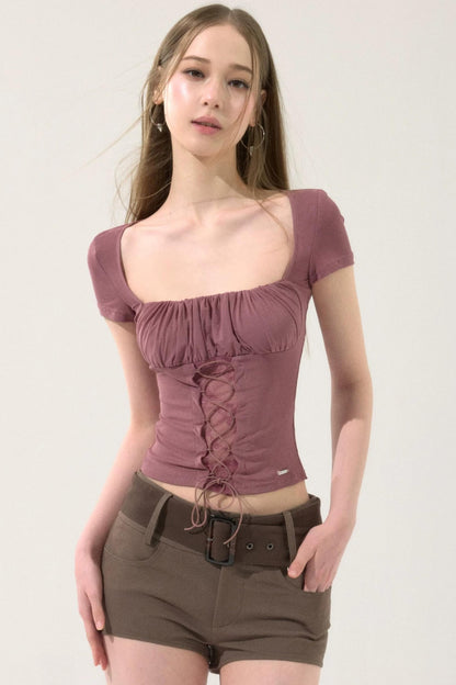 Sweet Retro Mesh Top