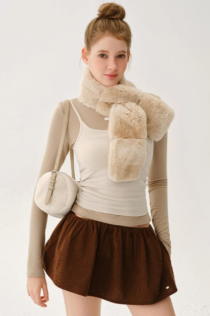 Elastic Waist Corduroy Pants