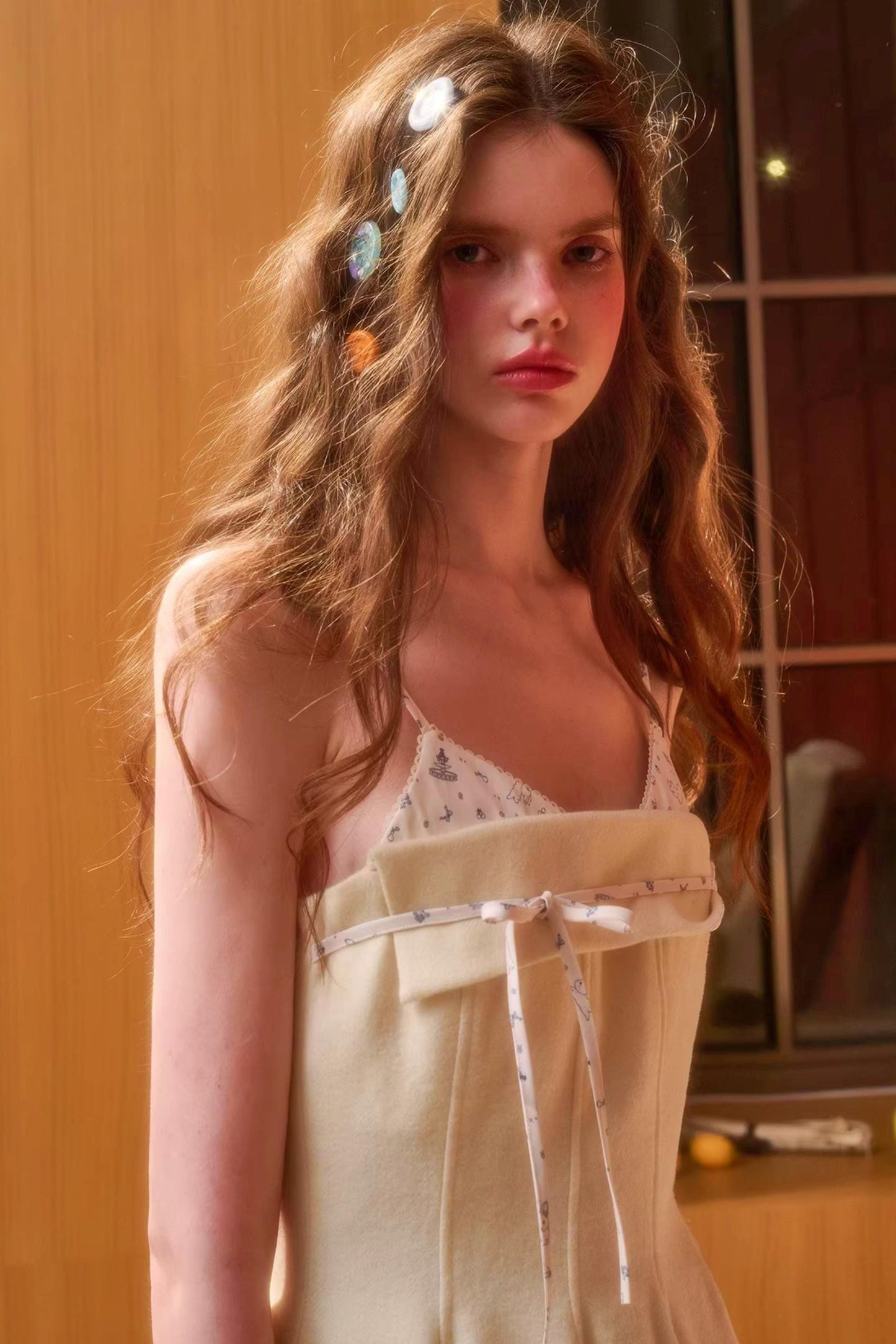 Milky Way Wool Camisole Dress