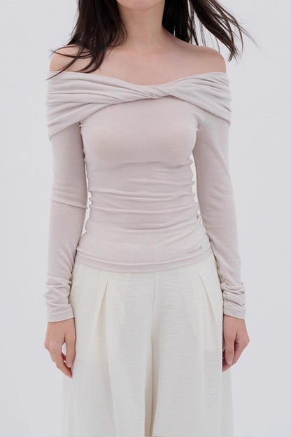 Romantic One-Shoulder Top