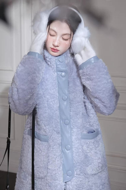 Reversible Misty Faux Fur Coat