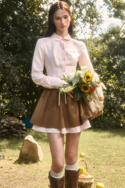 Organic Cotton Layered Skirt