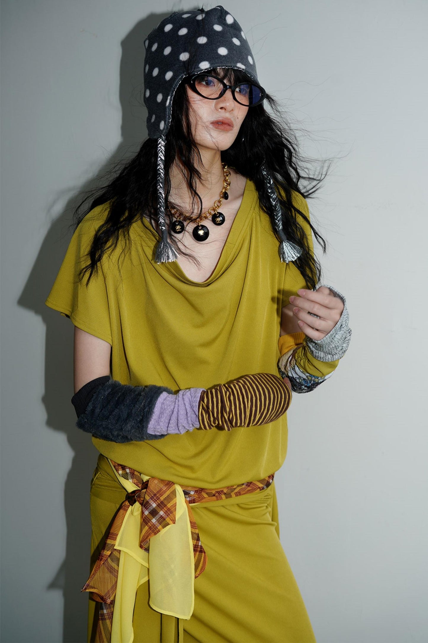 Swing Collar Maxi Dress