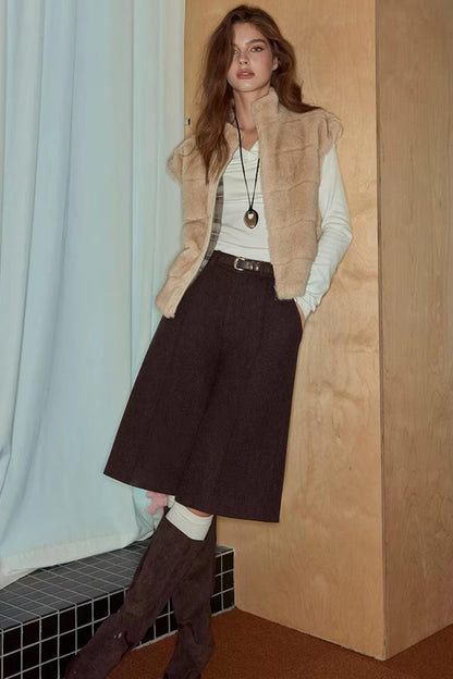 Rotbraune Wollhose