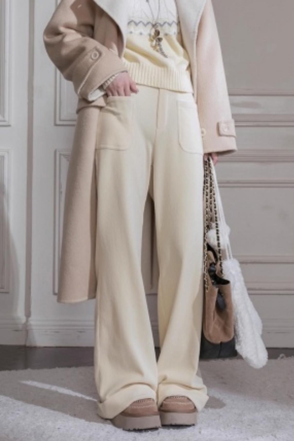 Snow Melt Corduroy Flared Pants