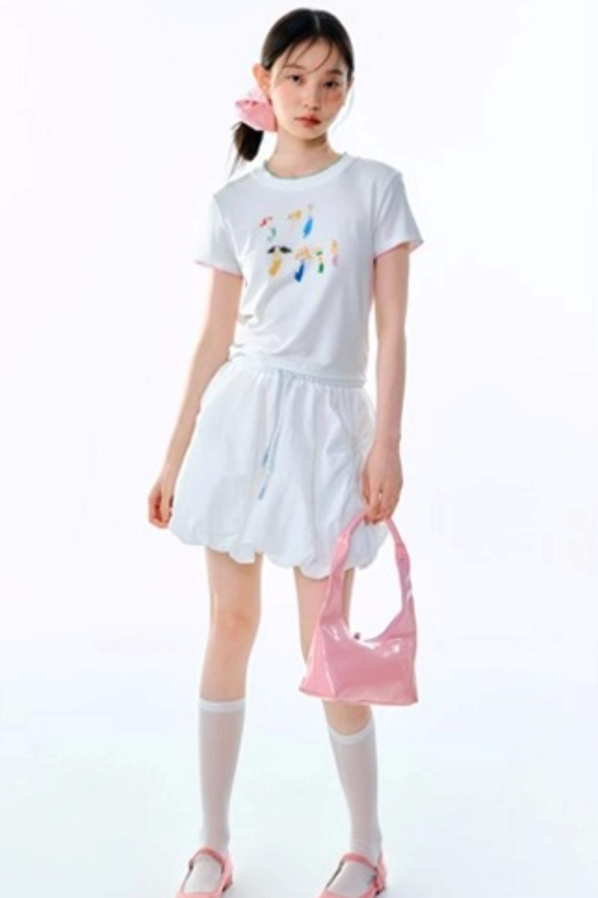 Mermaid Hand-Painted Tee