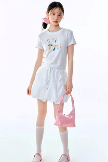 Mermaid Hand-Painted Tee