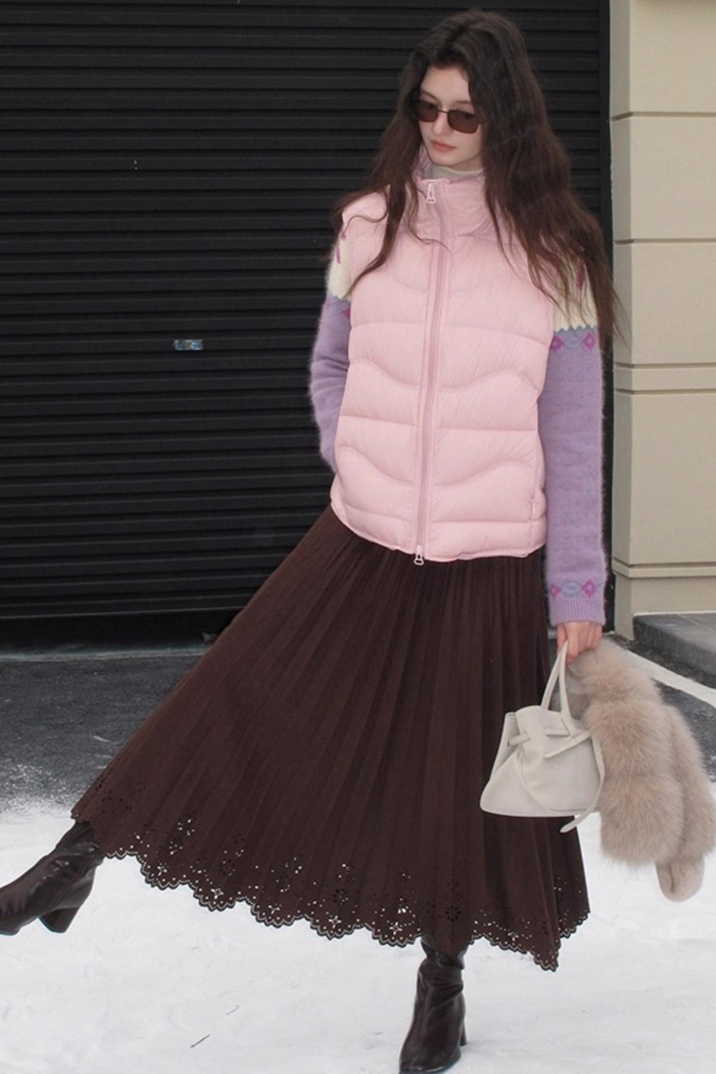 Moonlight Irregular Down Vest