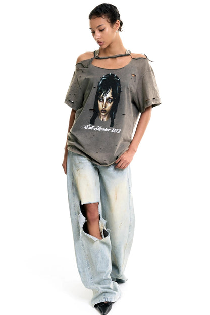 Denim Light Blue Trousers