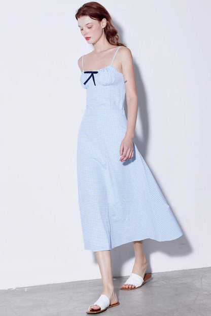 Checkered Sweetheart Summer Skirt Set-Up