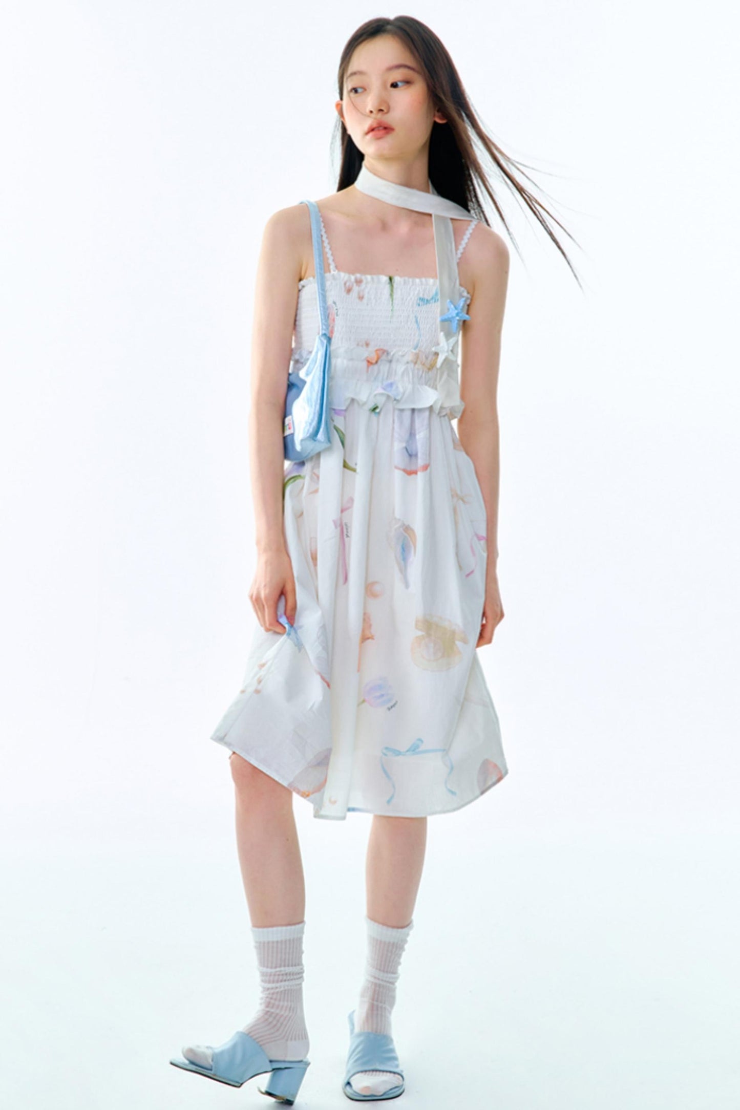 Chic Sea Bustier Skirt