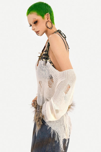 American Design Knitted Smock Top