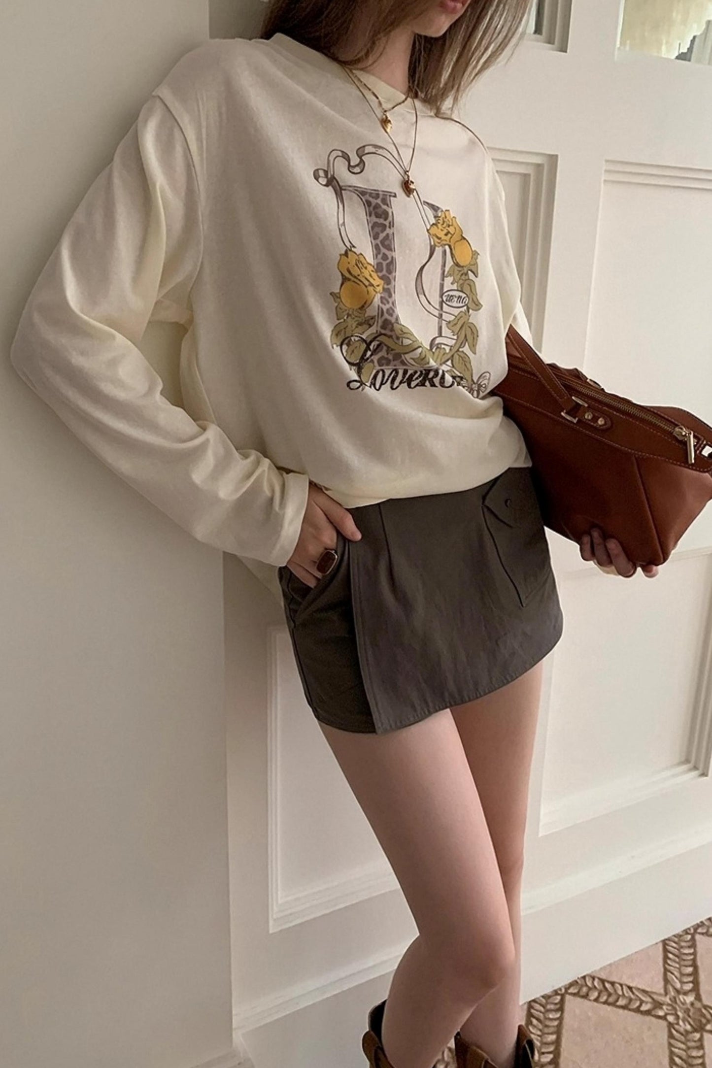 Long Sleeve Crew Neck T-Shirt