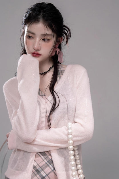 Gentle Cherry Pink Bias Skirt Dress