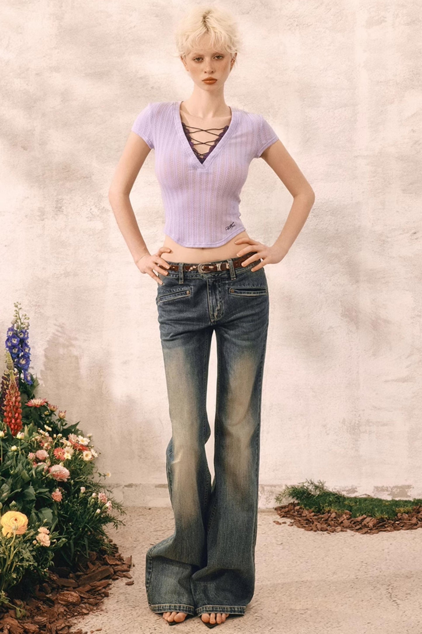 Sleek V-Neck T-Shirt