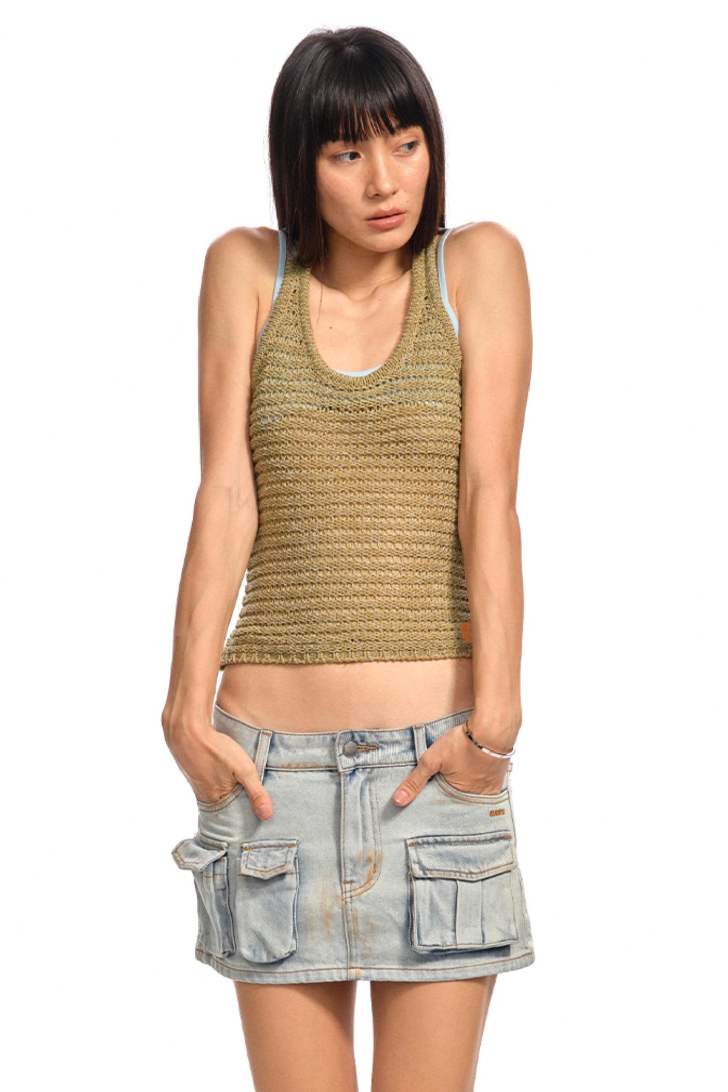 Fishnet Crochet Tank