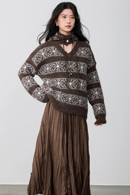 Fair Isle Latte Sweater