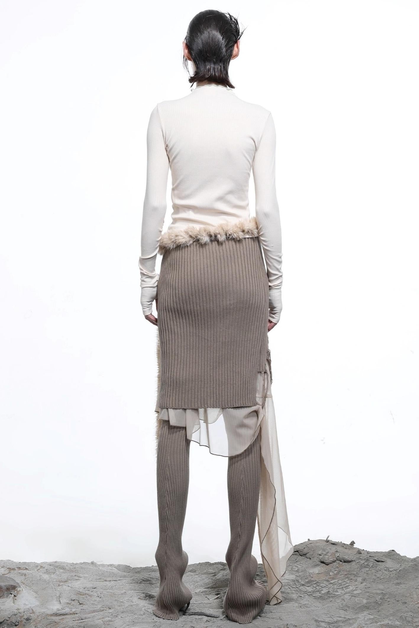 High Stretch Slim-Fit Mesh Top