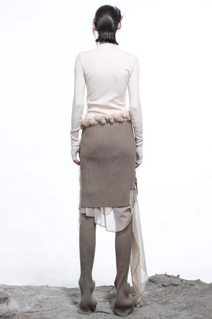 High Stretch Slim-Fit Mesh Top