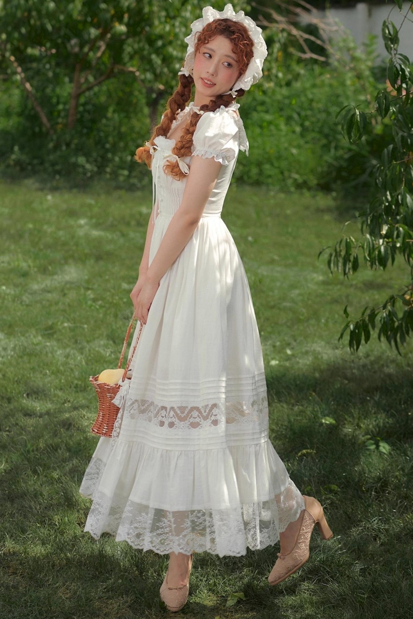 Cinderella Square Neck Dress