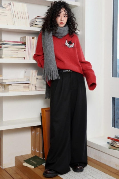 Black Sugar Wool Pants