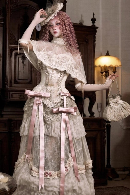 Eros Vintage Lace Cape