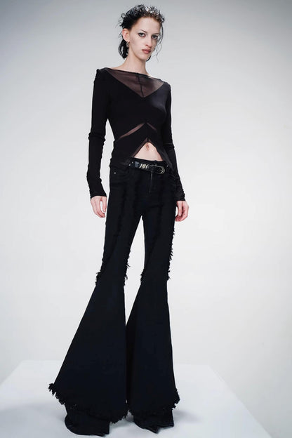 Slim Line Wide Pants