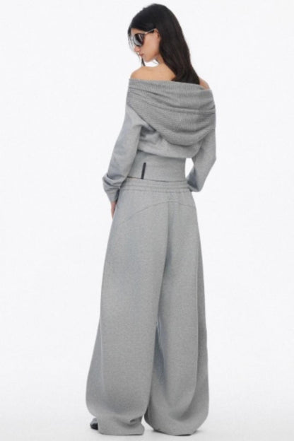 Slim One Shoulder Hoodie