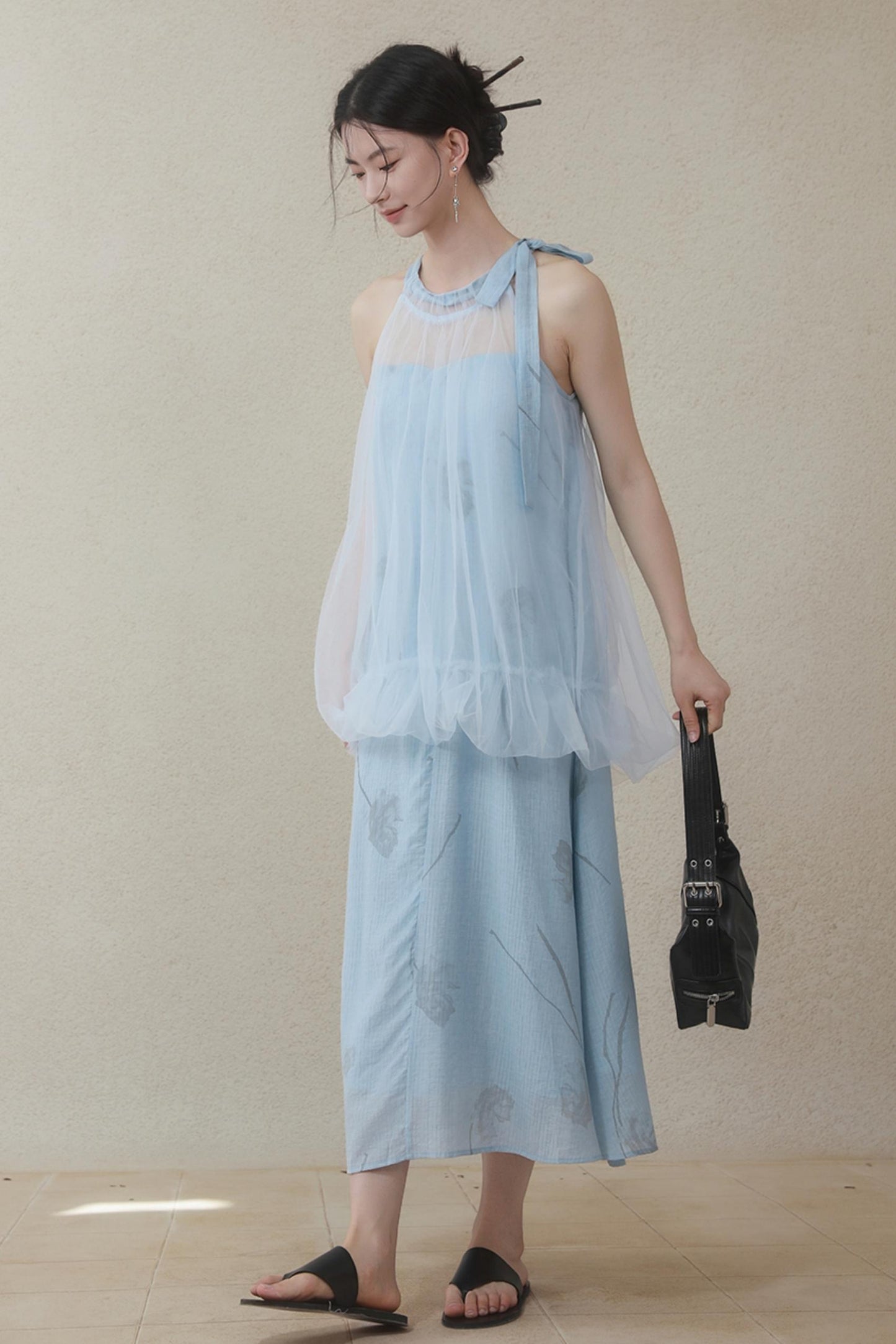 Summer Cloud Mesh Dress