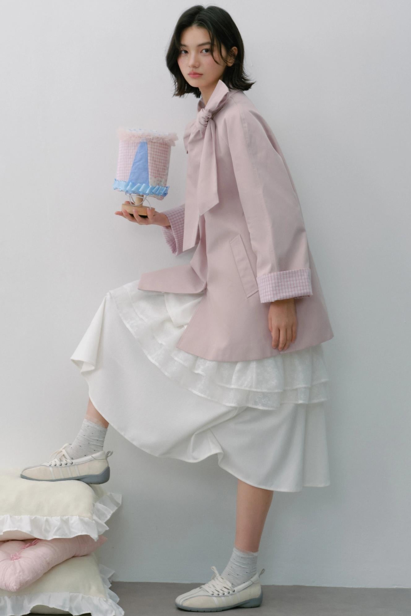 Sweet Bow Trench Coat