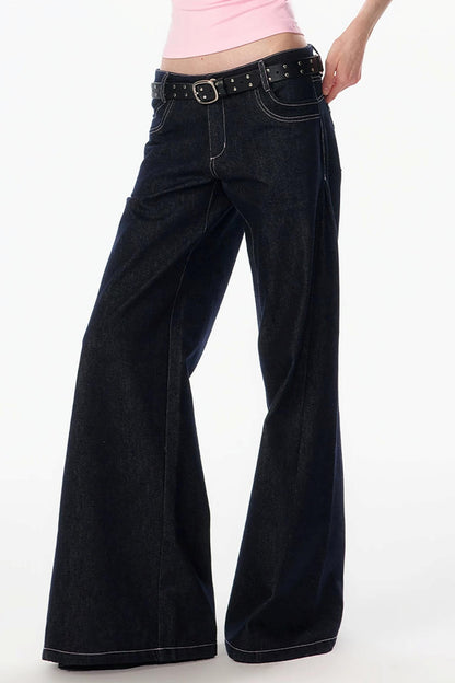 Retro Loose Denim Pants