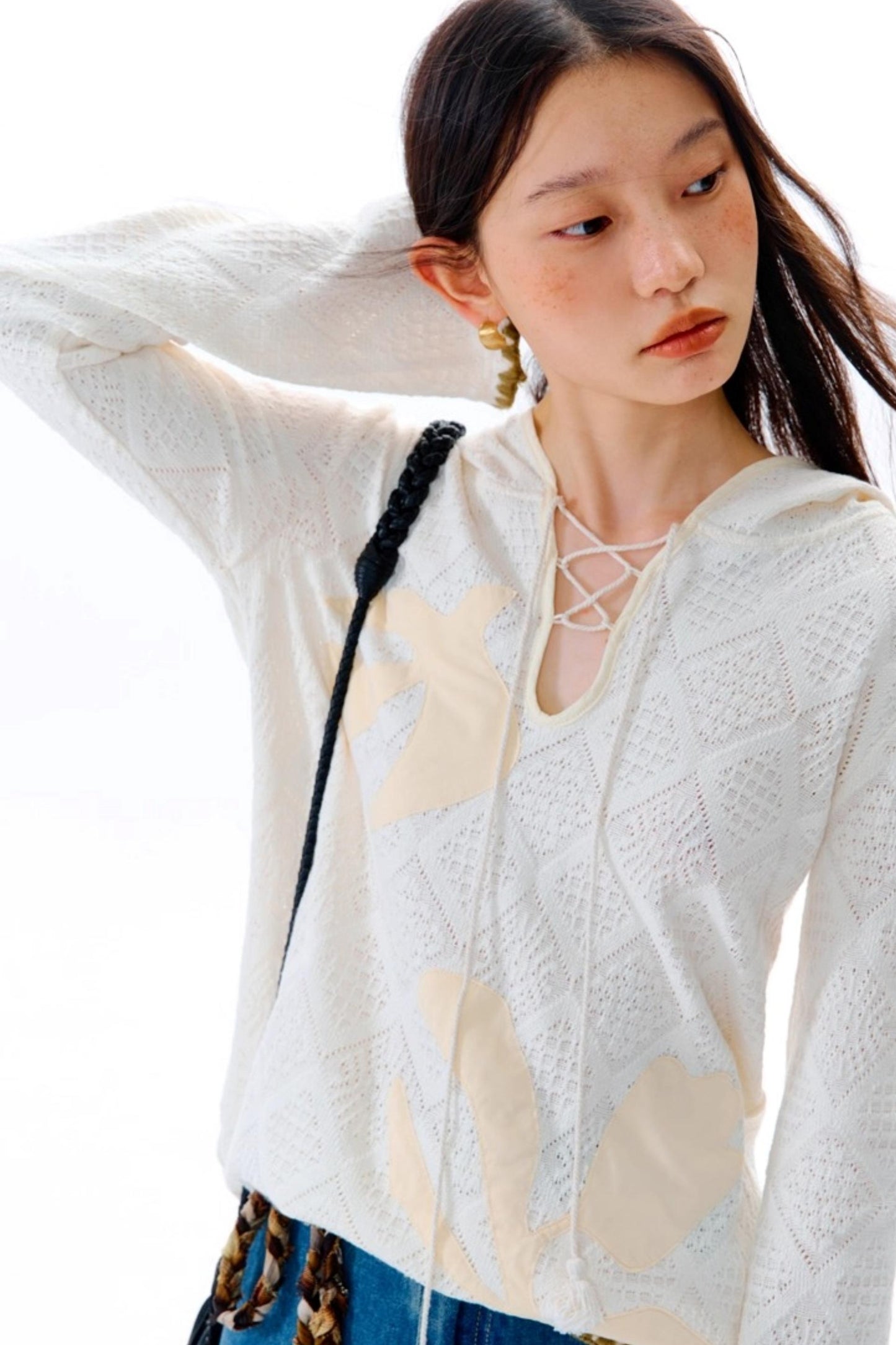 Wilderness Floral Knitted Long Sleeve T-shirt