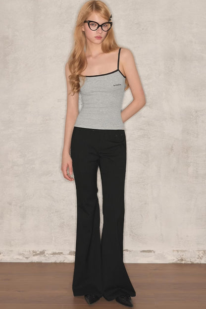 Summer Chic Flared Trousers