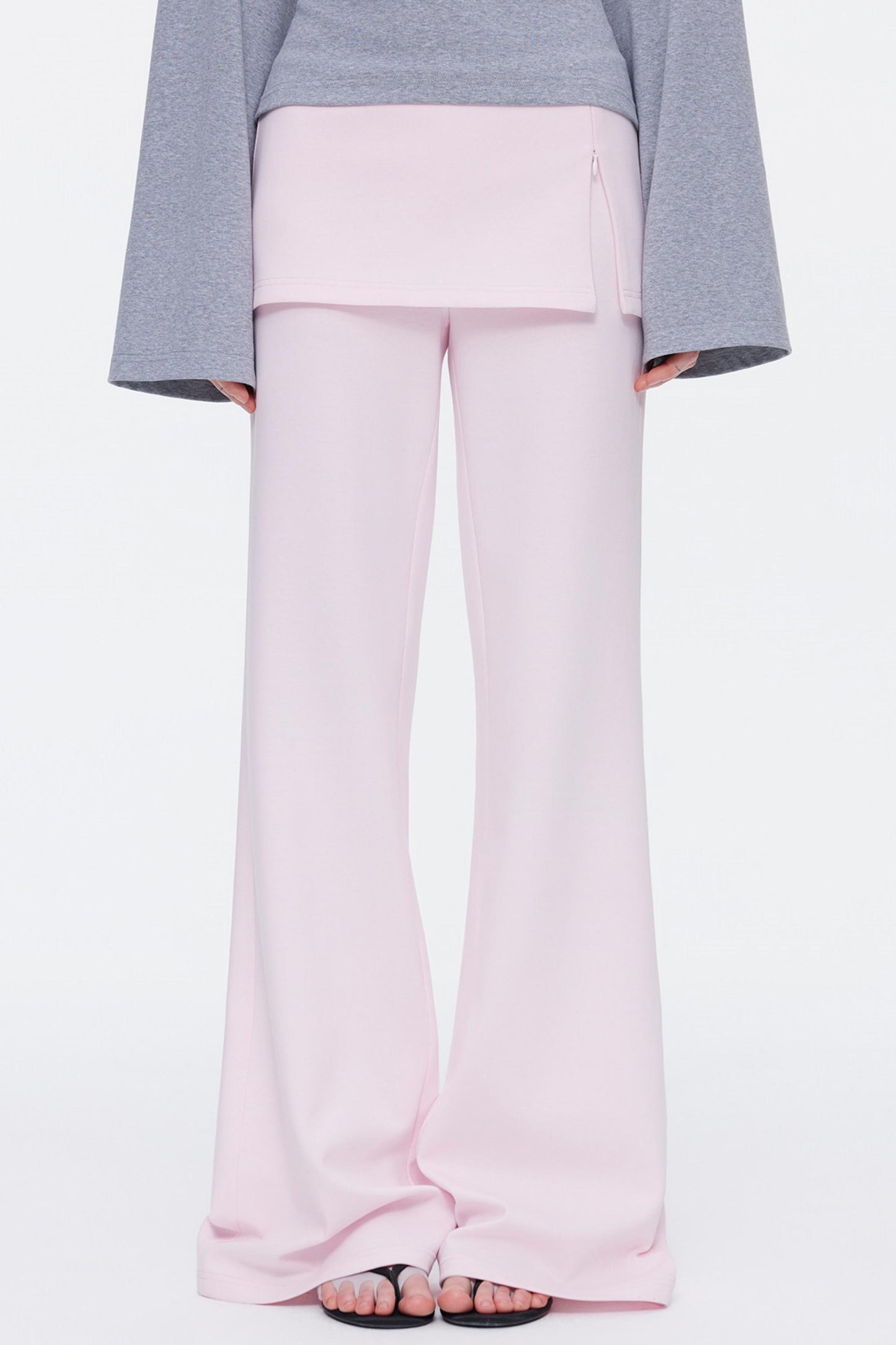 Skin-Friendly Knit Skirt Pants