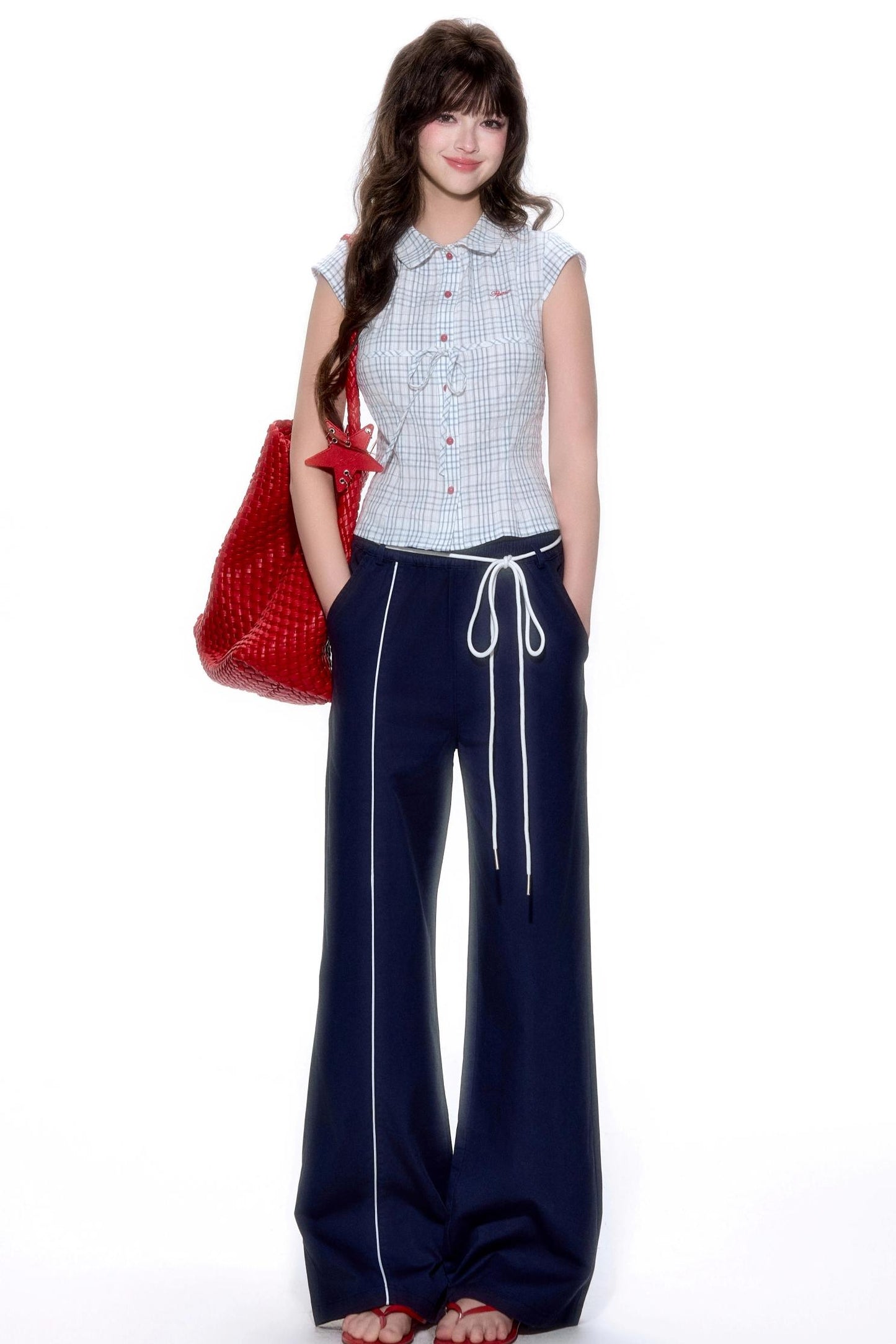 Short-Sleeve Color Block Shirt