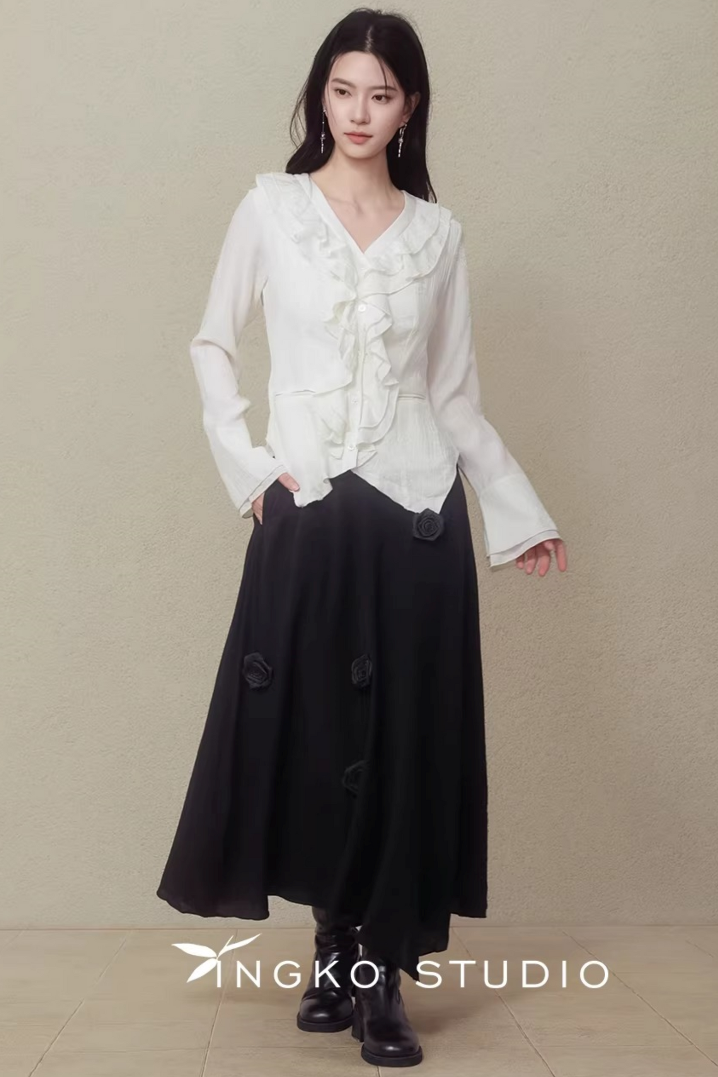 Ingko Moon Ribbon Top