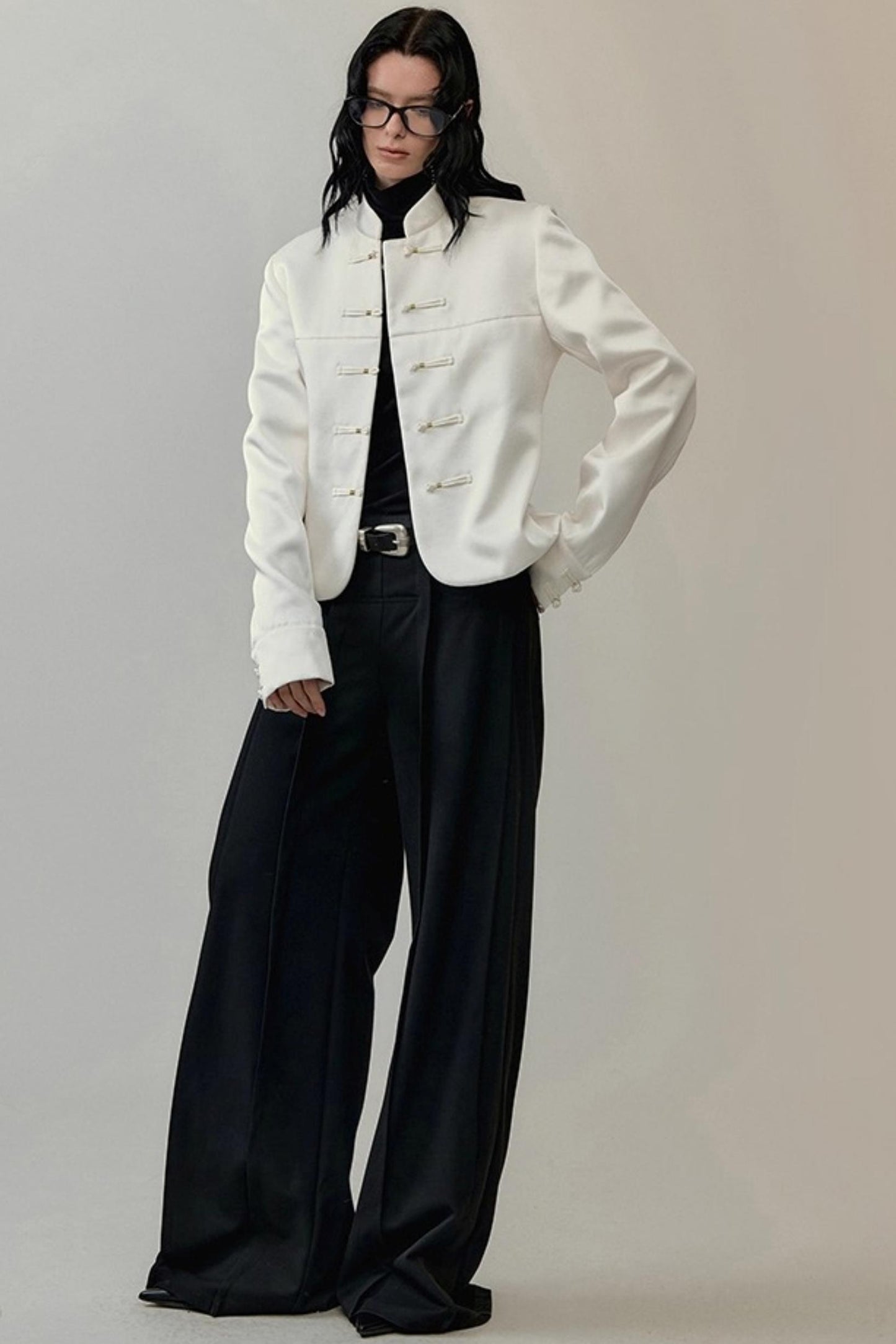 Modern Satin Winter Coat