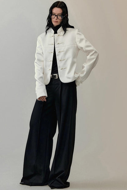 Modern Satin Winter Coat