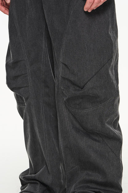 Cotton Loose Cargo Trousers