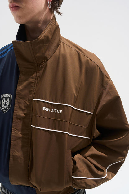 Casual Cropped Zip-Up Jacket