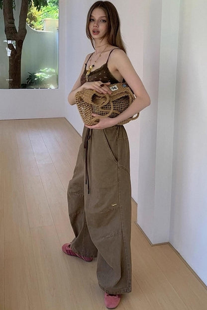 Short Floral Cardigan And Camisole